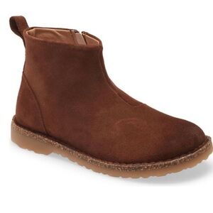 Birkenstock Melrose Chestnut Suede Ankle Booties
